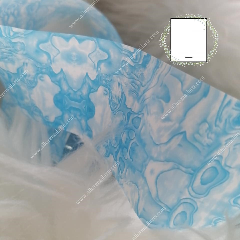 Marble Foil Nail Transfer