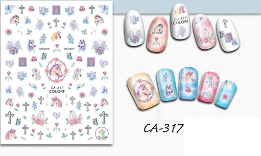 Unicorn Nail Sticker