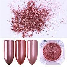 Rose Gold Born Pretty Chrome Nail Powder