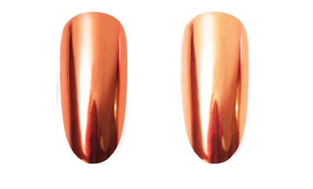 Bronze Copper Chrome Nail Powder