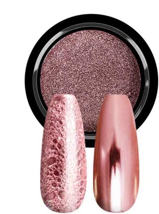 Rose Gold Chrome Nail Powder