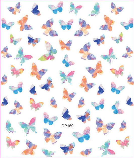 Butterfly Holographic Nail Art Sticker