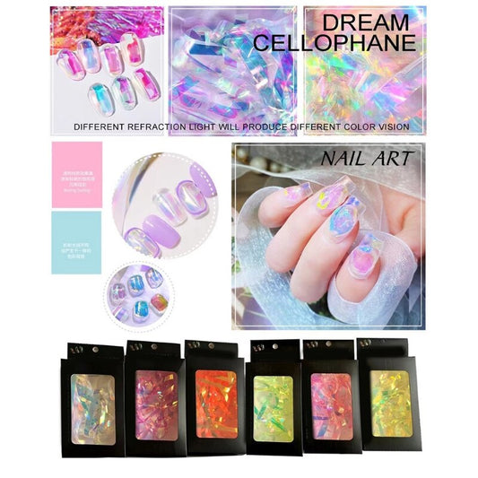 Nail Aurora Glass Foils