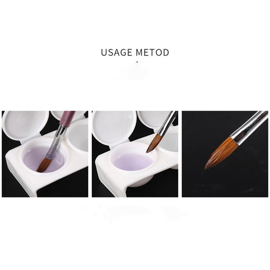 Double Acrylic Cup Dappen Dish for Monomer / Acetone