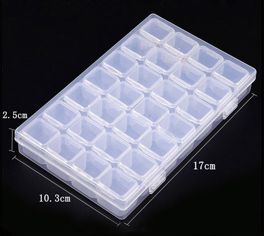 Plastic Empty Storage Case Boxes Manicure Tools Jewellery