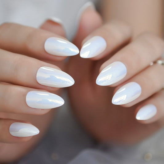 White Pearl Chrome Nail Powder