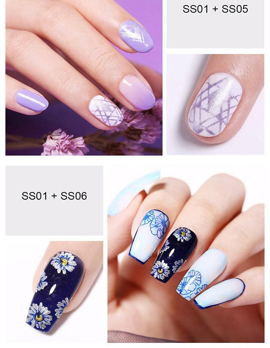 Born Pretty Glitter Stamping Gel SS06