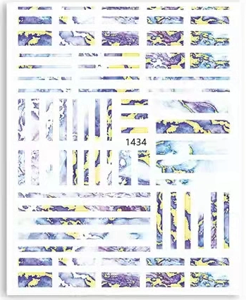 Abstract Marble Nail Art Sticker