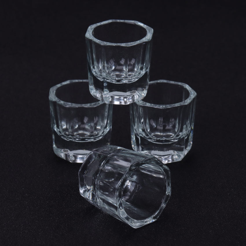 Glass Acrylic Cup Dappen Dish for Monomer / Acetone