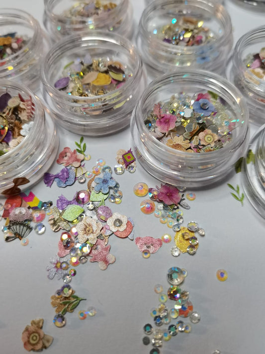 TR35 Paper Rhinestones 3D Art Mix