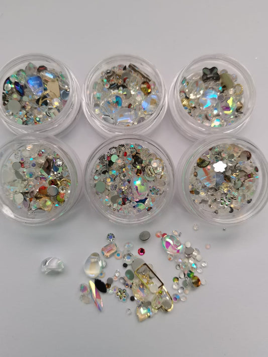 TR05 crystal rainbow rhinestone mix