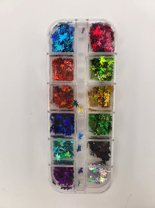 Maple Leaves Sequin Tray