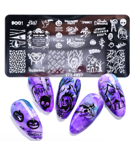 Halloween XYNB08 Stamping Plate