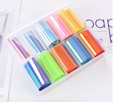 Angel Broken Glass Nail Art Foil Set Box