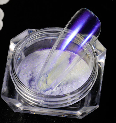 Ice Aurora Chrome Nail Powder