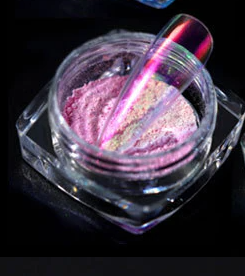 Ice Aurora Chrome Nail Powder