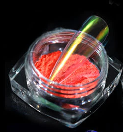 Ice Aurora Chrome Nail Powder