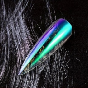 Ice Aurora Chrome Nail Powder