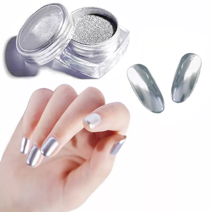 Silver Chrome Nail Powder