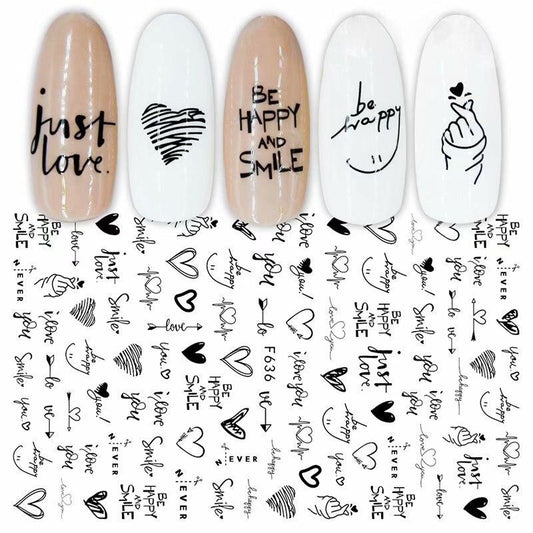 Geometric Lines Abstract Art Nail Sticker