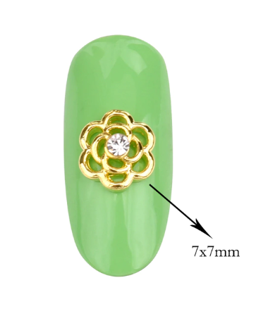 Flower Charms Nail Art Decoration 2pcs