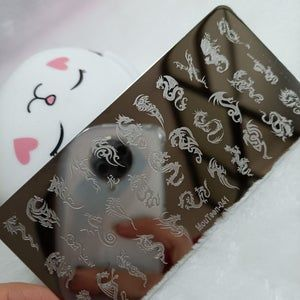 Mouteen 041 Stamping Plate Dragon