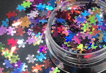 Puzzle Sequin Jars