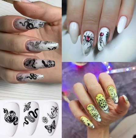 Nicole Diary Abstract Dragon Stamping Plate ND213