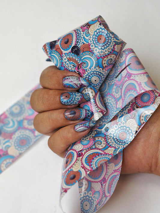 Paisley Marble Geometric 10pcs Foil Set Box