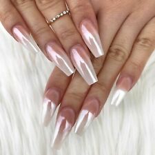 White Pearl Chrome Nail Powder