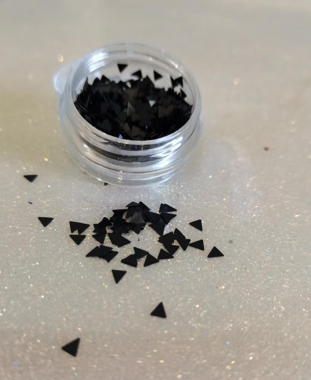 Triangle Sequin Jars