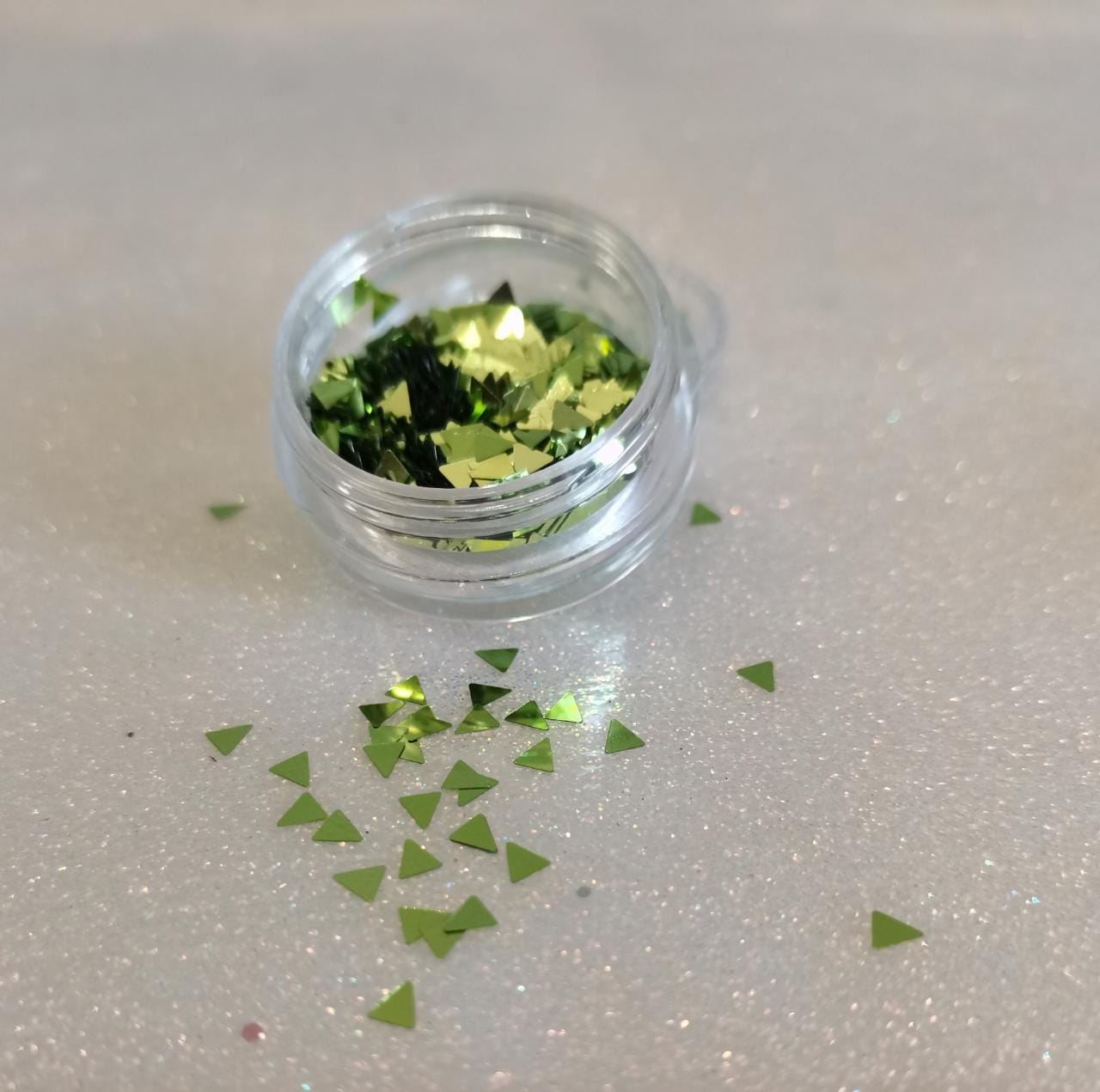 Triangle Sequin Jars