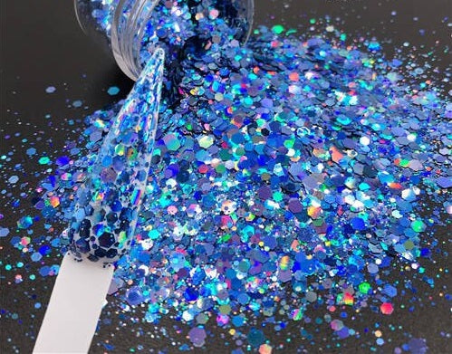 Crashing Waves Chunky Glitter