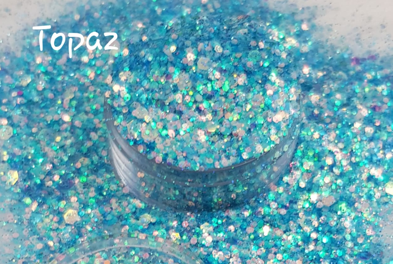 Chunky Topaz Glitter