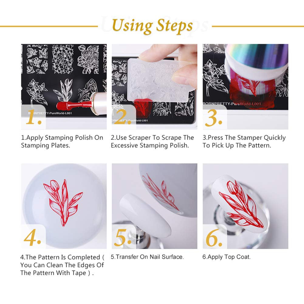 Silver Stamping Nail Polish (non uv)
