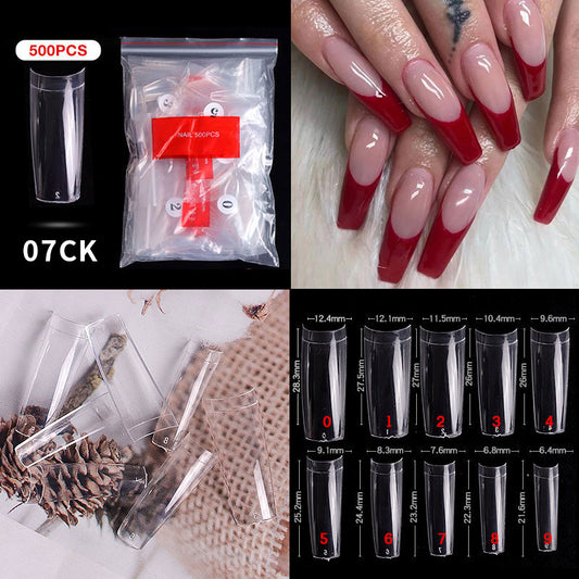 Nail Tips ( 500pcs/Packet ) clear