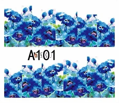 Flower Nail Decal A101