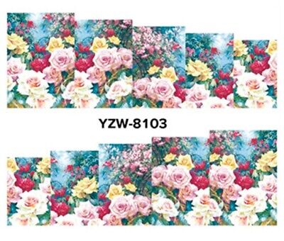 Flower Nail Decal A103