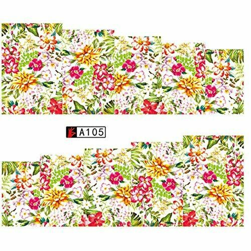 Flower Nail Decal A105