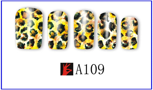 Flower Nail Decal A109