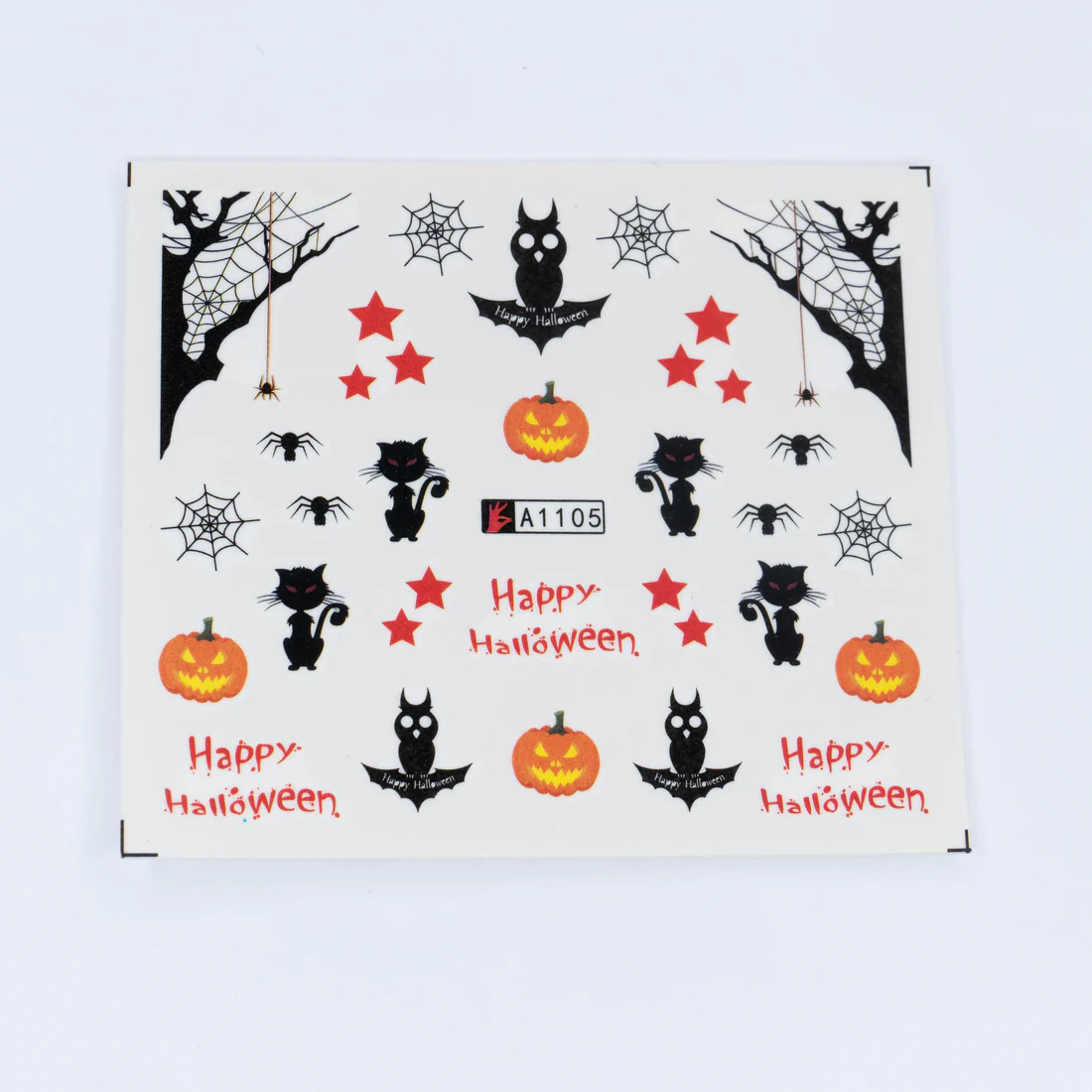 Halloween Nail Decal A1105