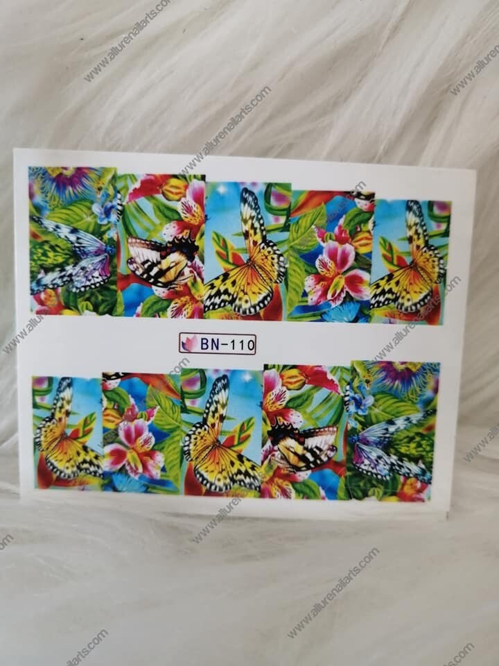 Abstract Geometric Nail Decal BN110-120