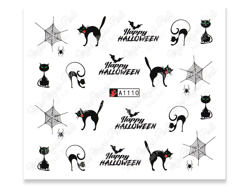 Halloween Nail Decal A1110