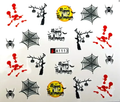 Halloween Nail Decal A1113