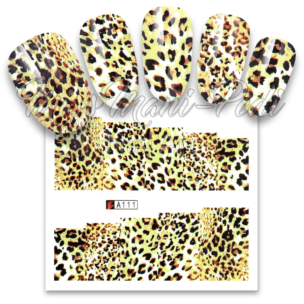 Animal Nail Decal A111