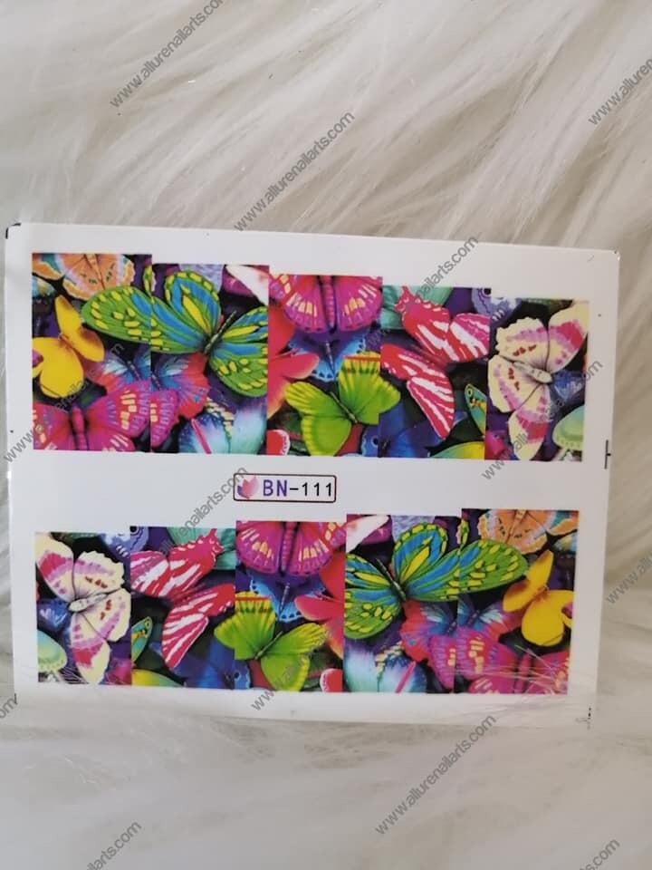 Abstract Geometric Nail Decal BN110-120