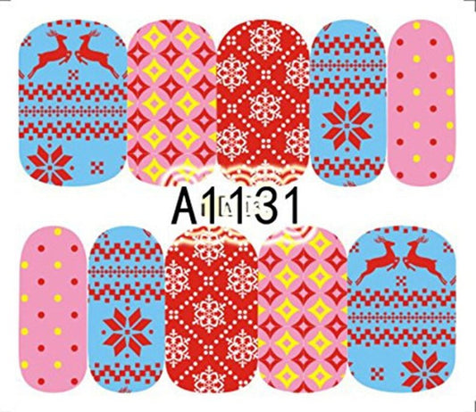 Christmas Nail Decal A1131