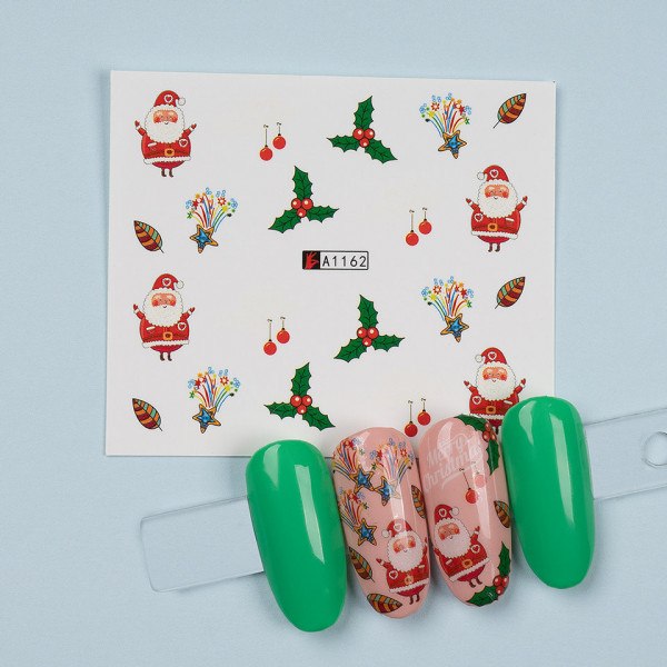 Christmas Nail Decal A1162