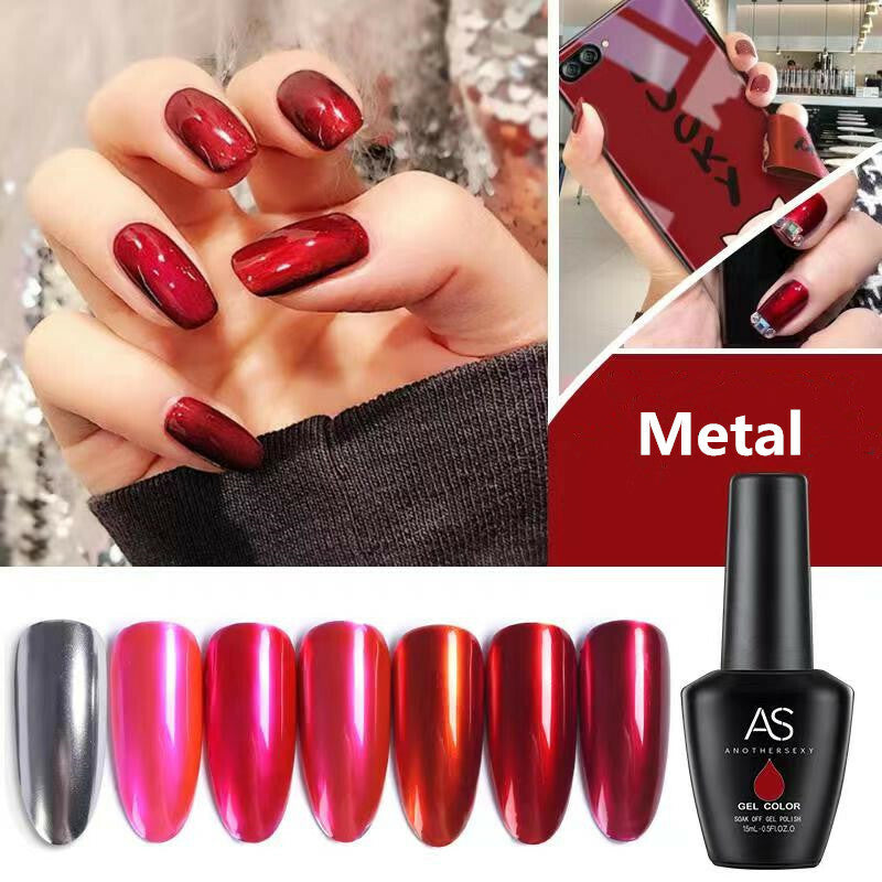 AS Gel Polish Metallic 15ml Set