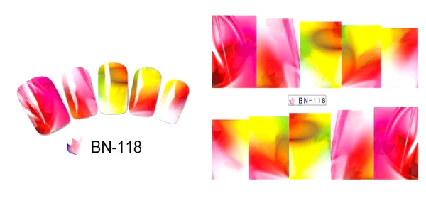Abstract Geometric Nail Decal BN110-120